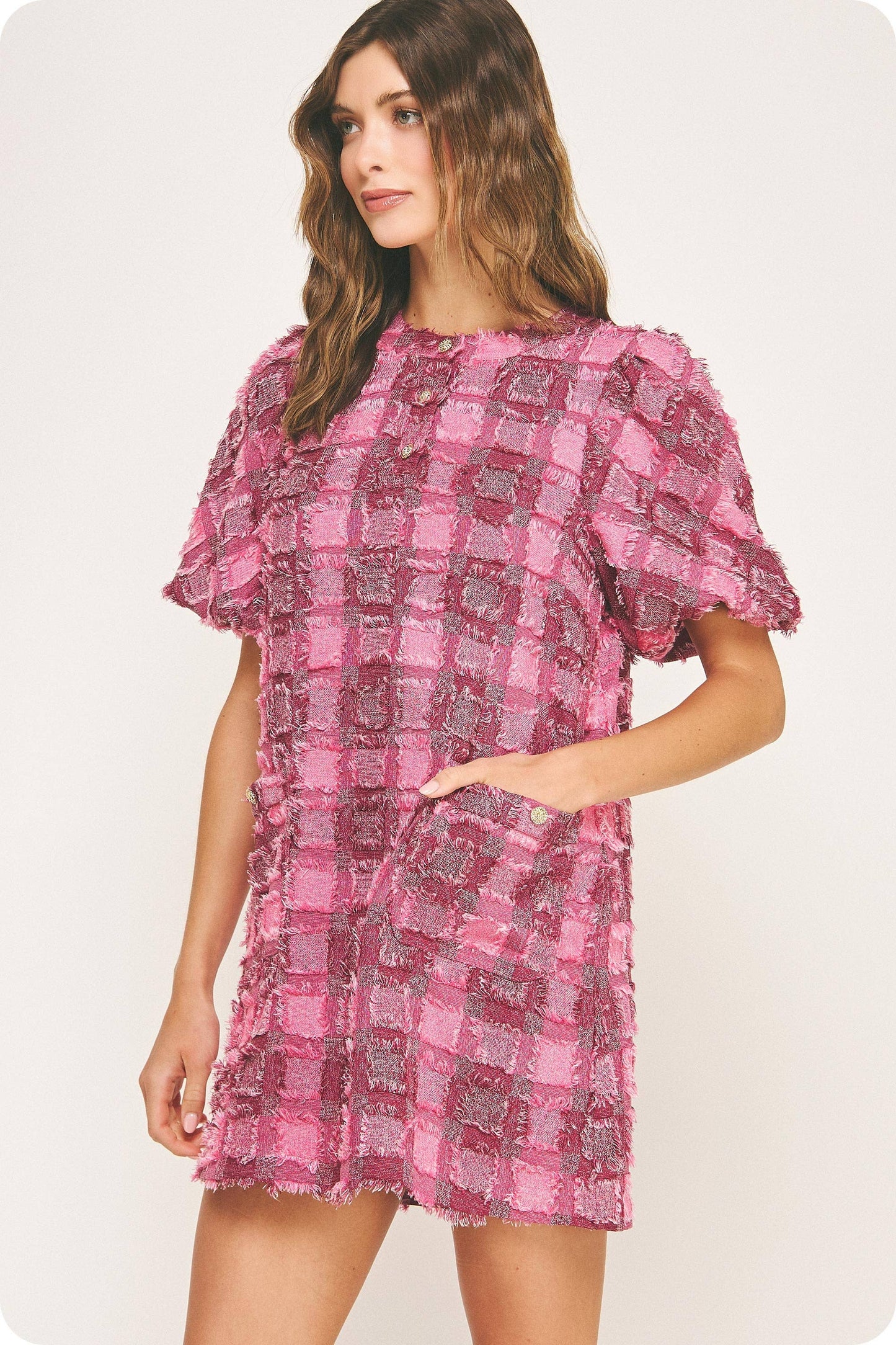 Raspberry Mini Dress