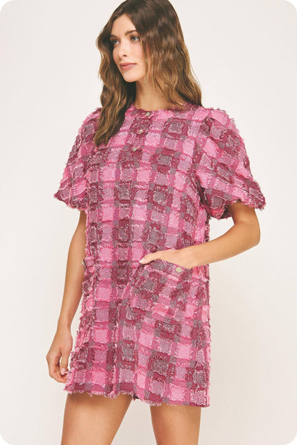 Raspberry Mini Dress