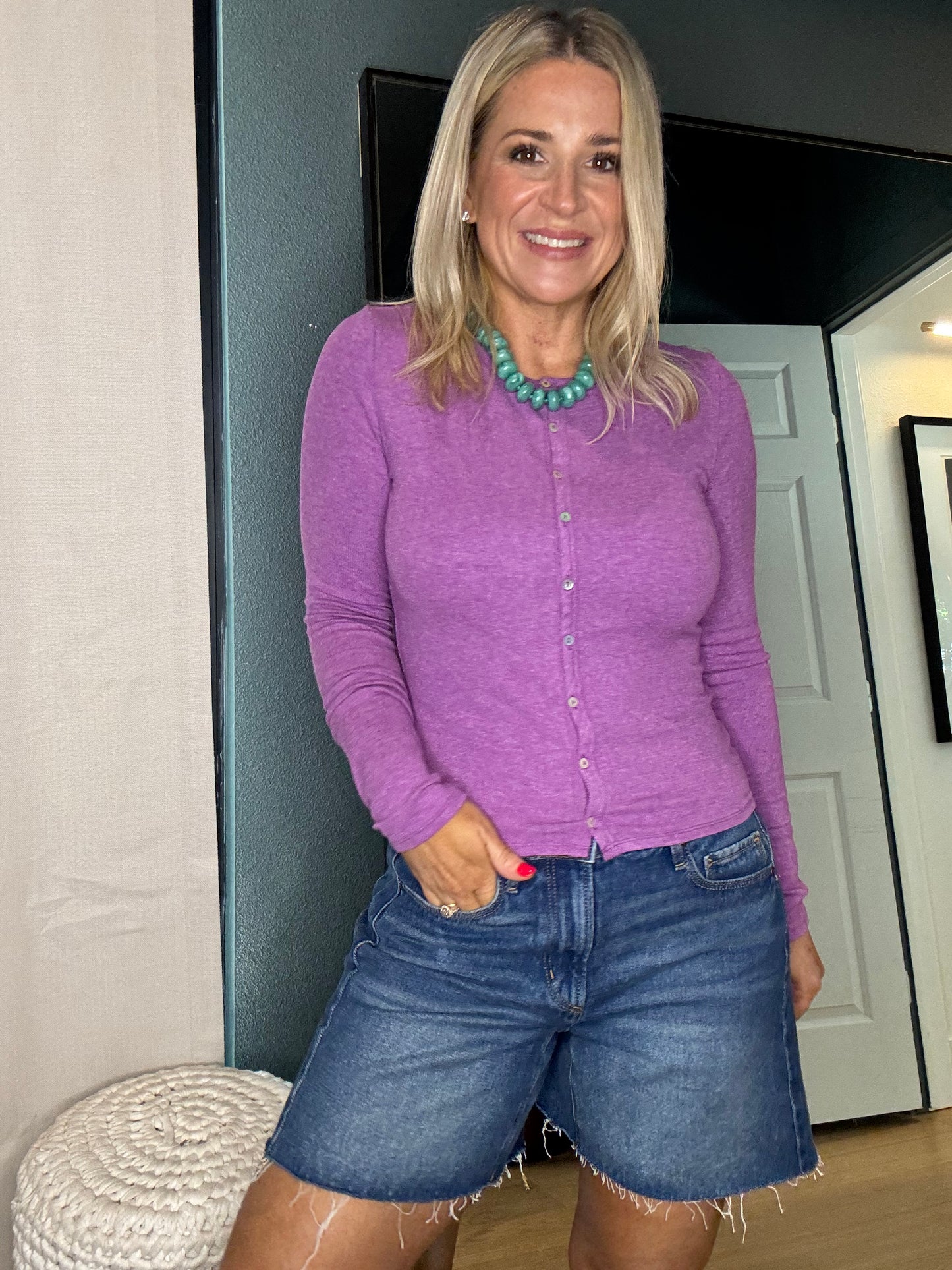 Plum Happy Top