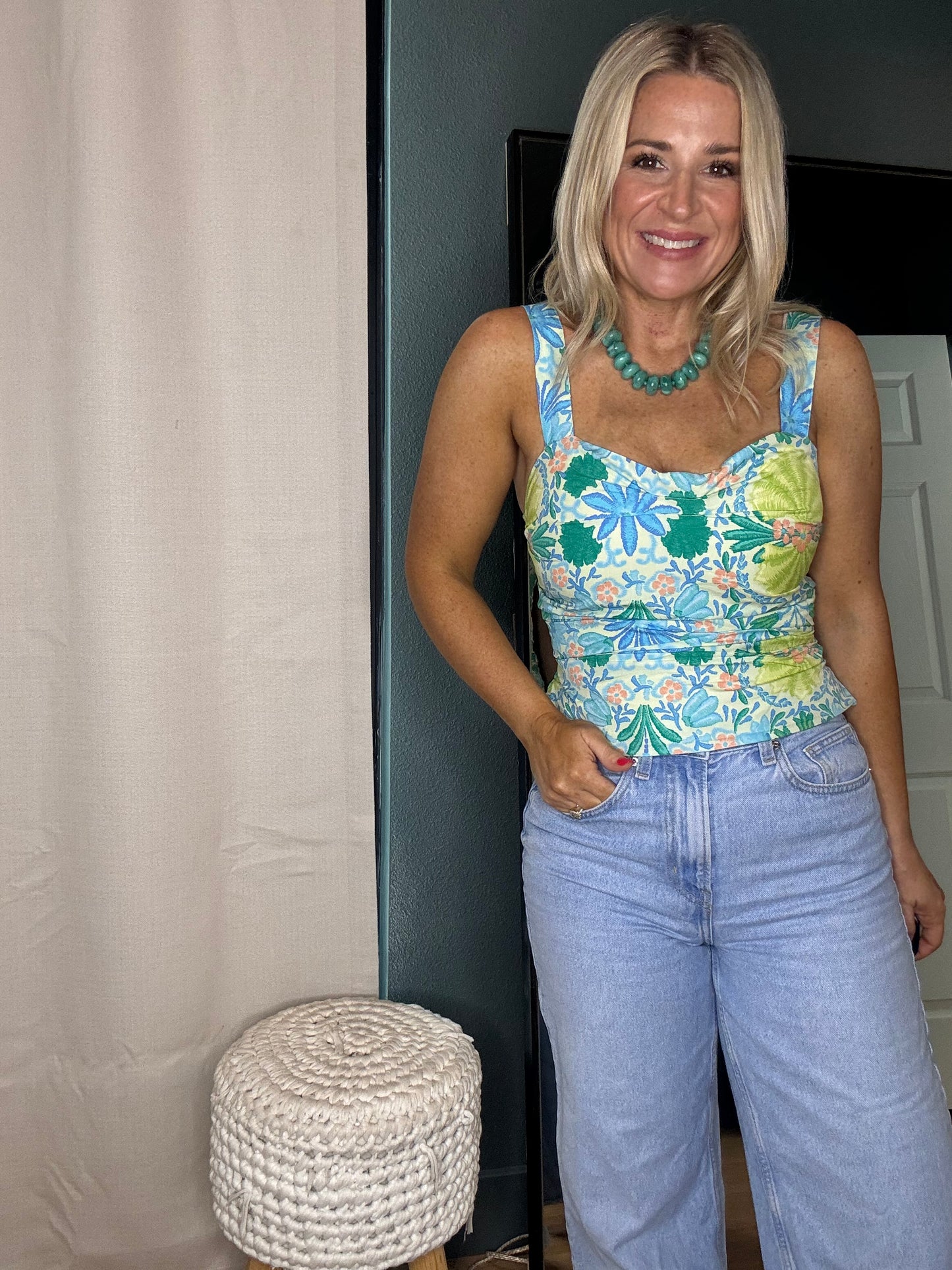 Kaylee Ruched Cami Top