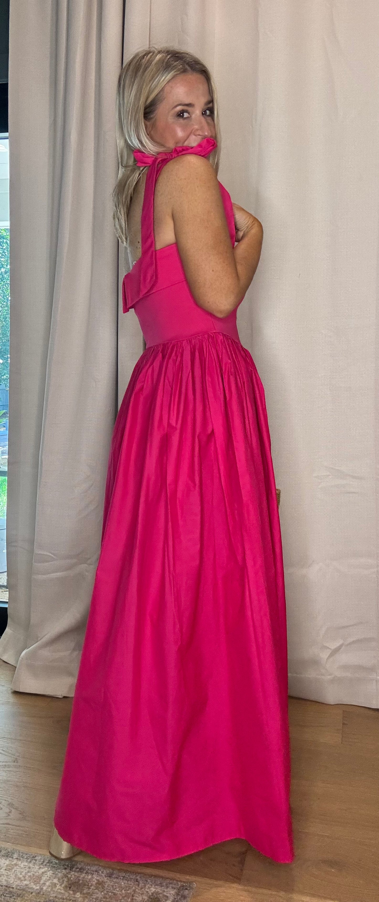 Karina Fuchsia Dress