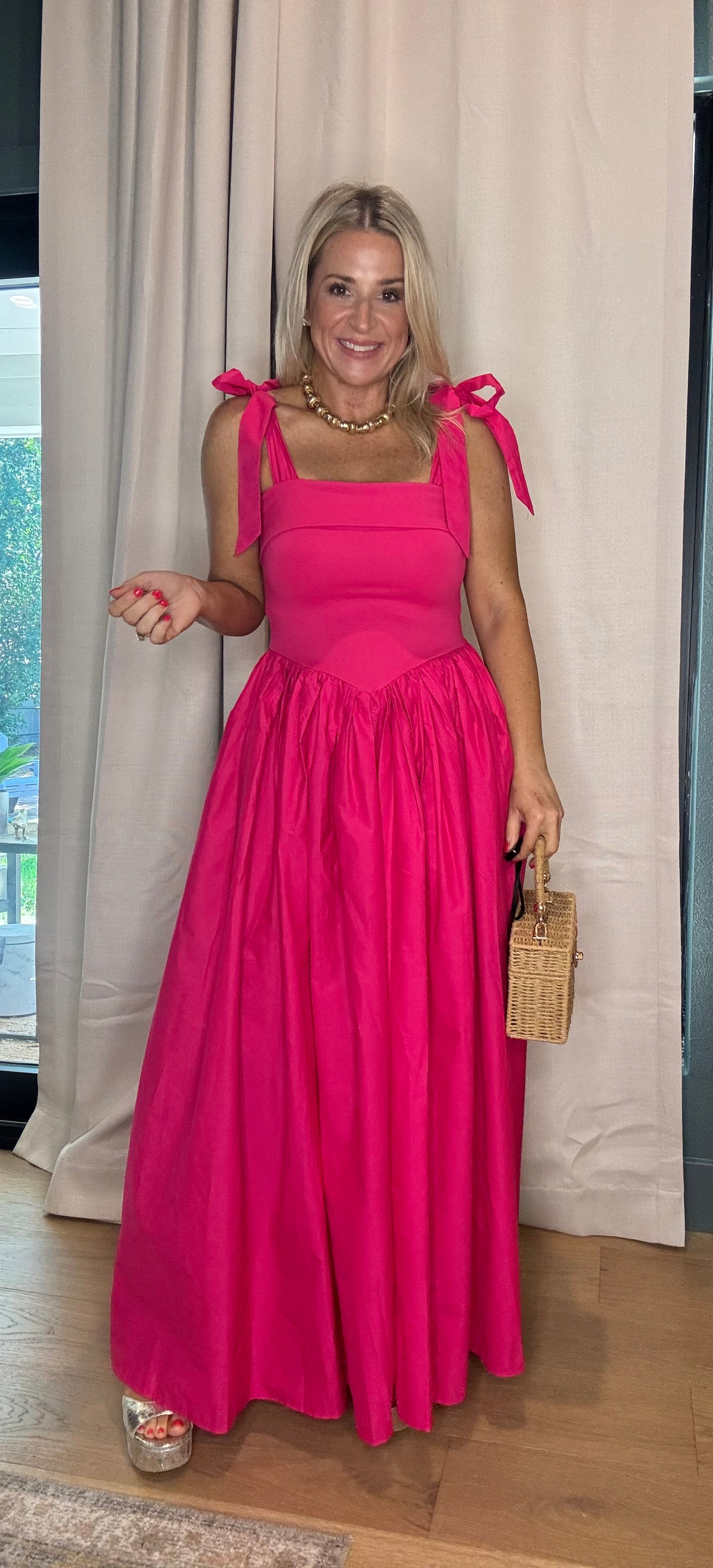 Karina Fuchsia Dress