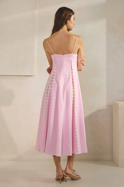 Sonia Striped Midi Dress