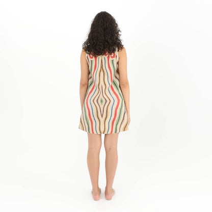 Prism Linen Mini Dress
