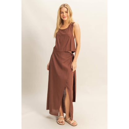 Chocolate Skirt Set