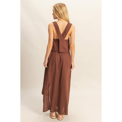 Chocolate Skirt Set