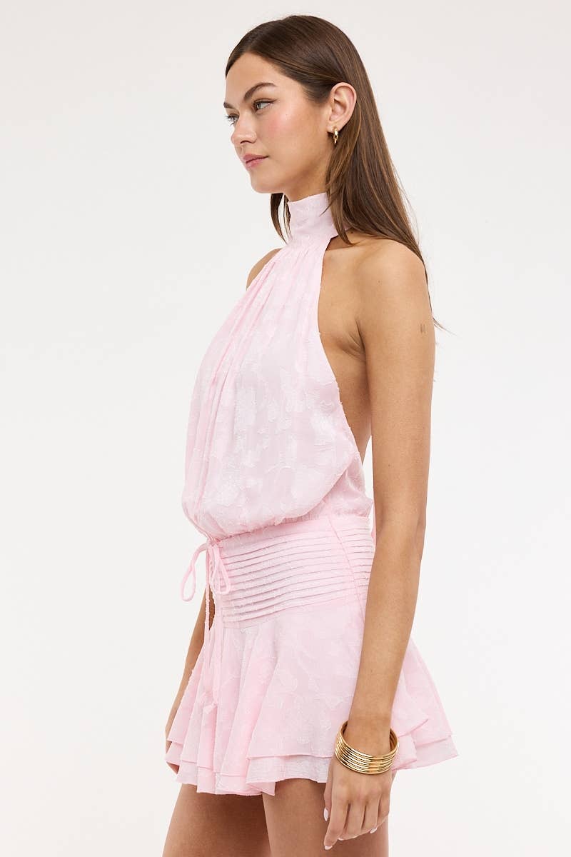 Polly Halter Romper