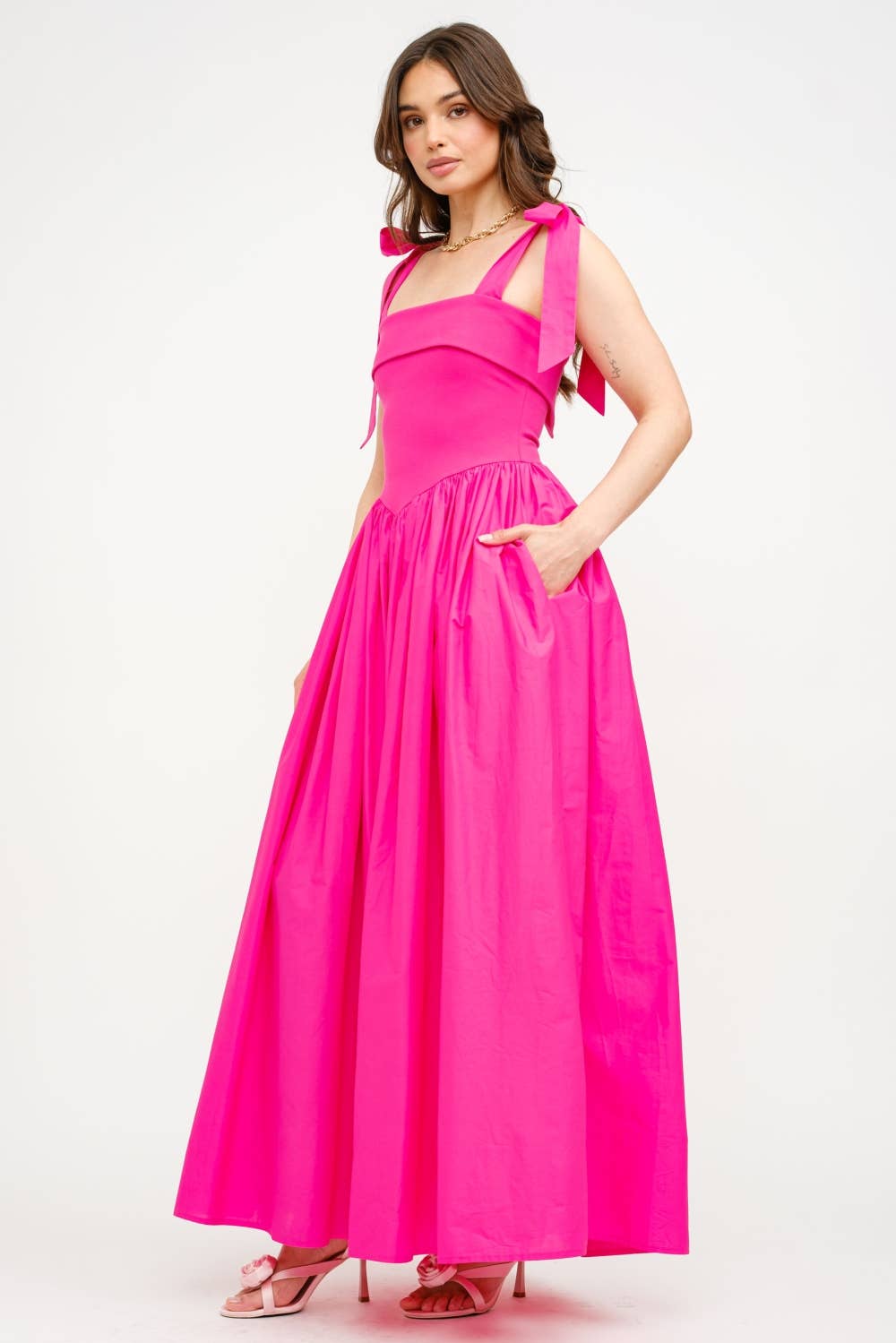 Karina Fuchsia Dress