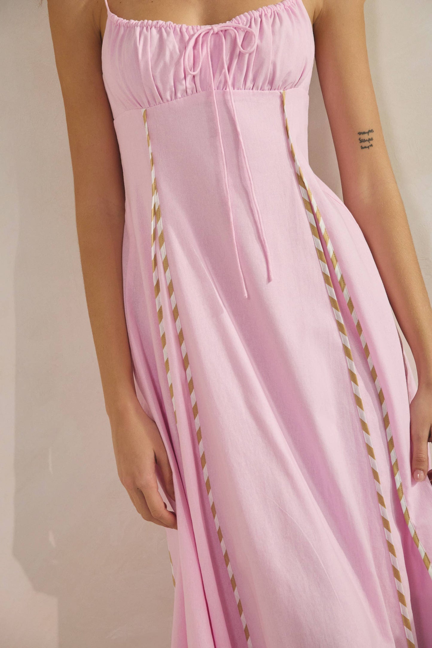 Sonia Striped Midi Dress