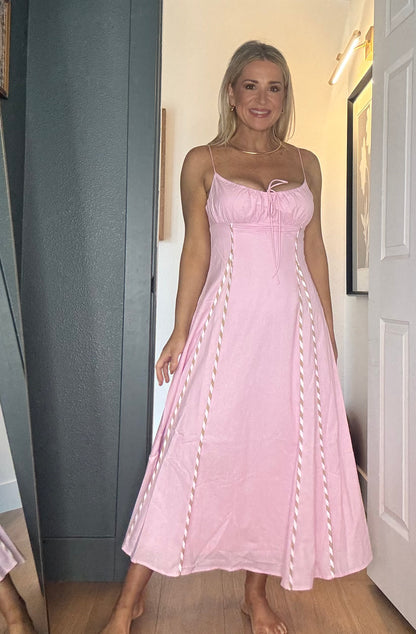 Sonia Striped Midi Dress