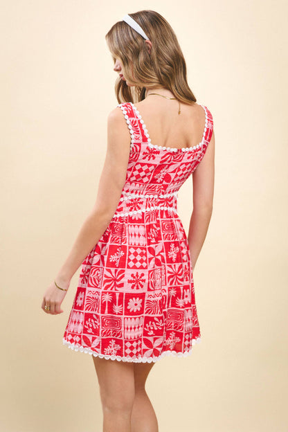 Dotted and Detail Dress-FINAL SALE