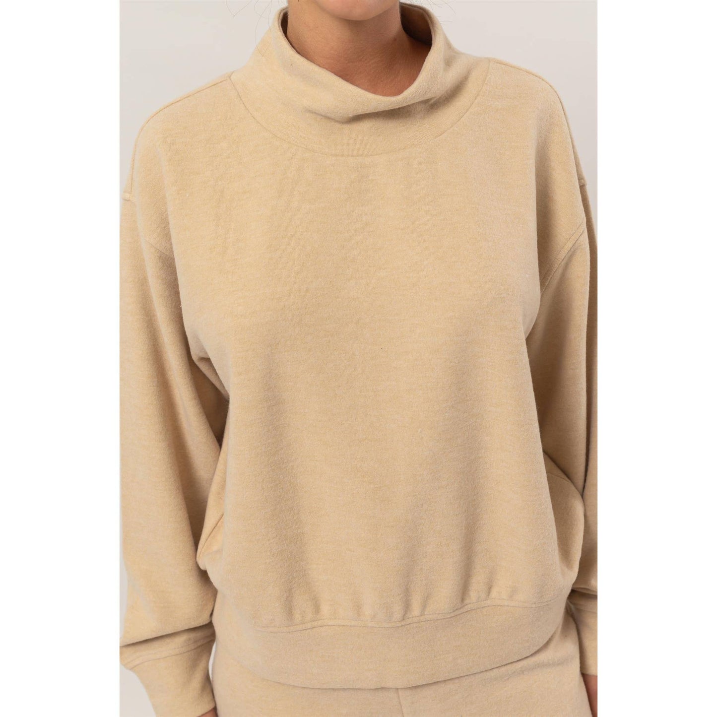 Funnel Neck Sweatshirt