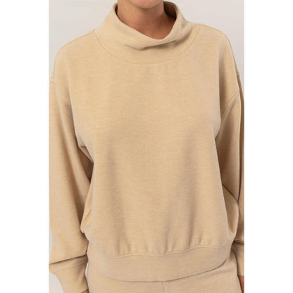 Funnel Neck Sweatshirt