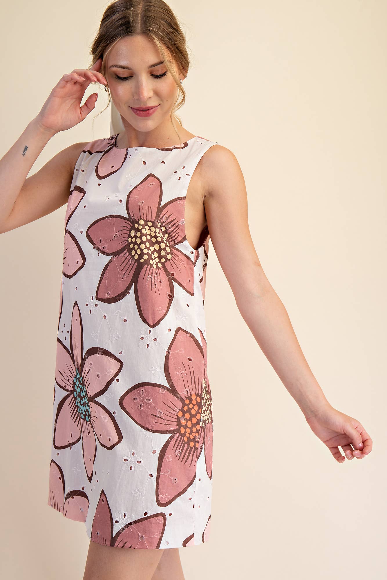 Petal & Poise Mini Dress