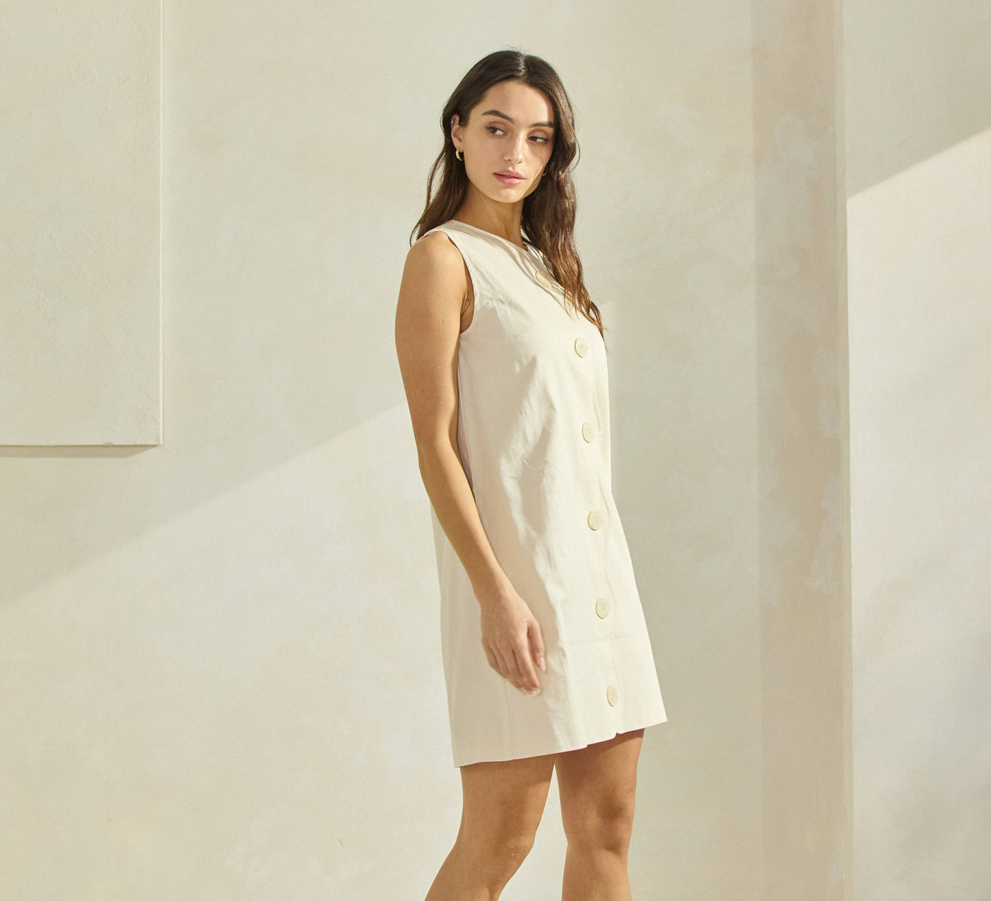 Wavy Trim Dress- FINAL SALE