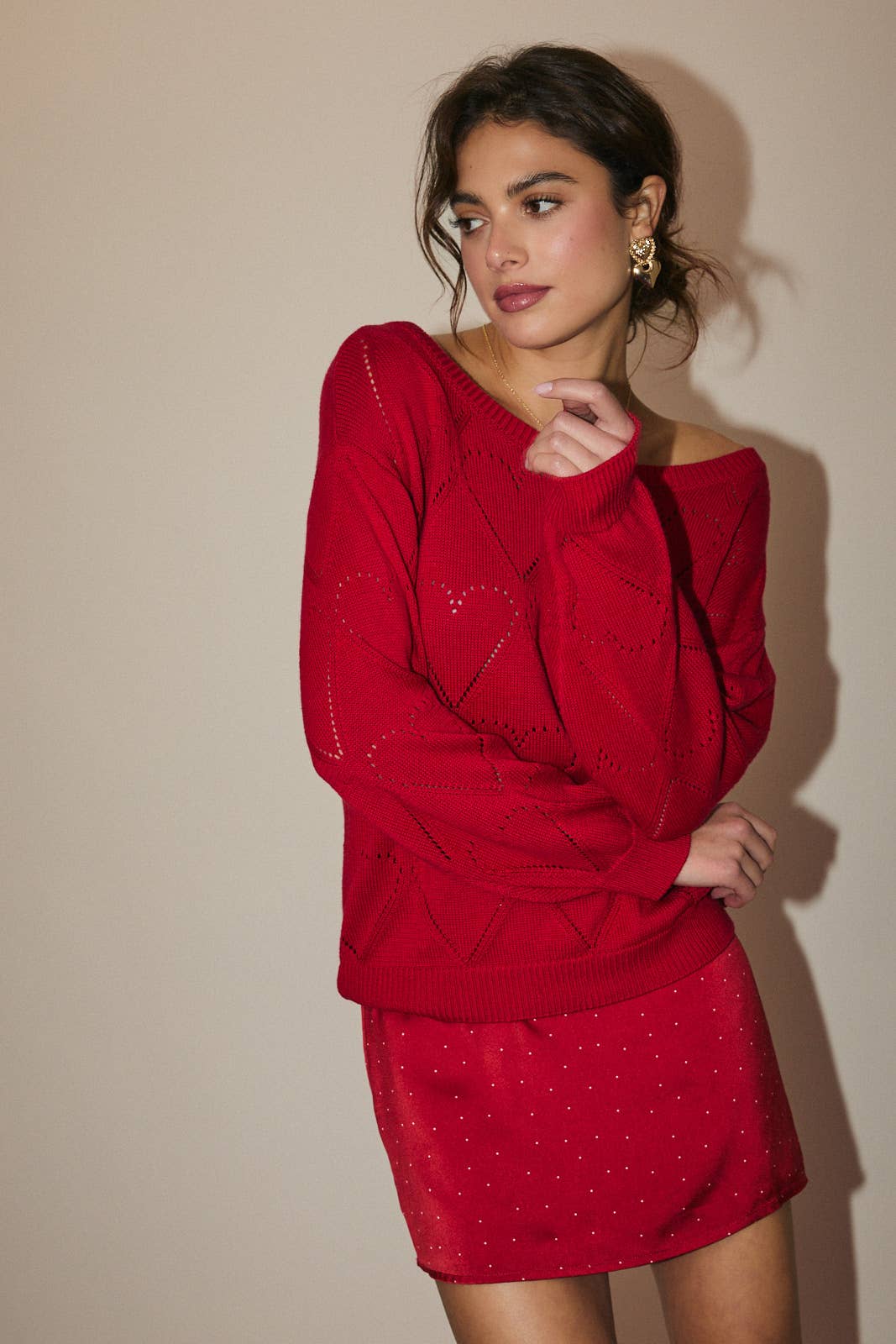 Polka Dot Mini Skirt