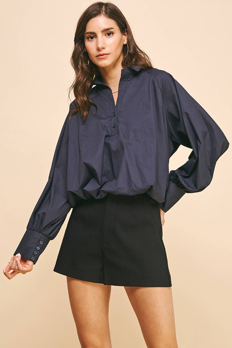 Deep Blue Edit Top