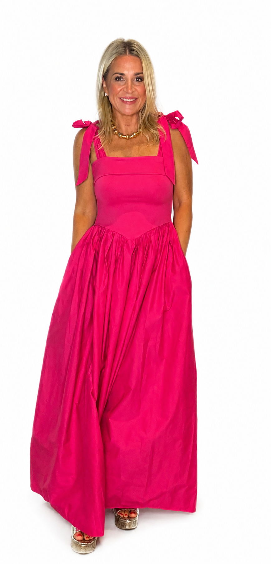 Karina Fuchsia Dress