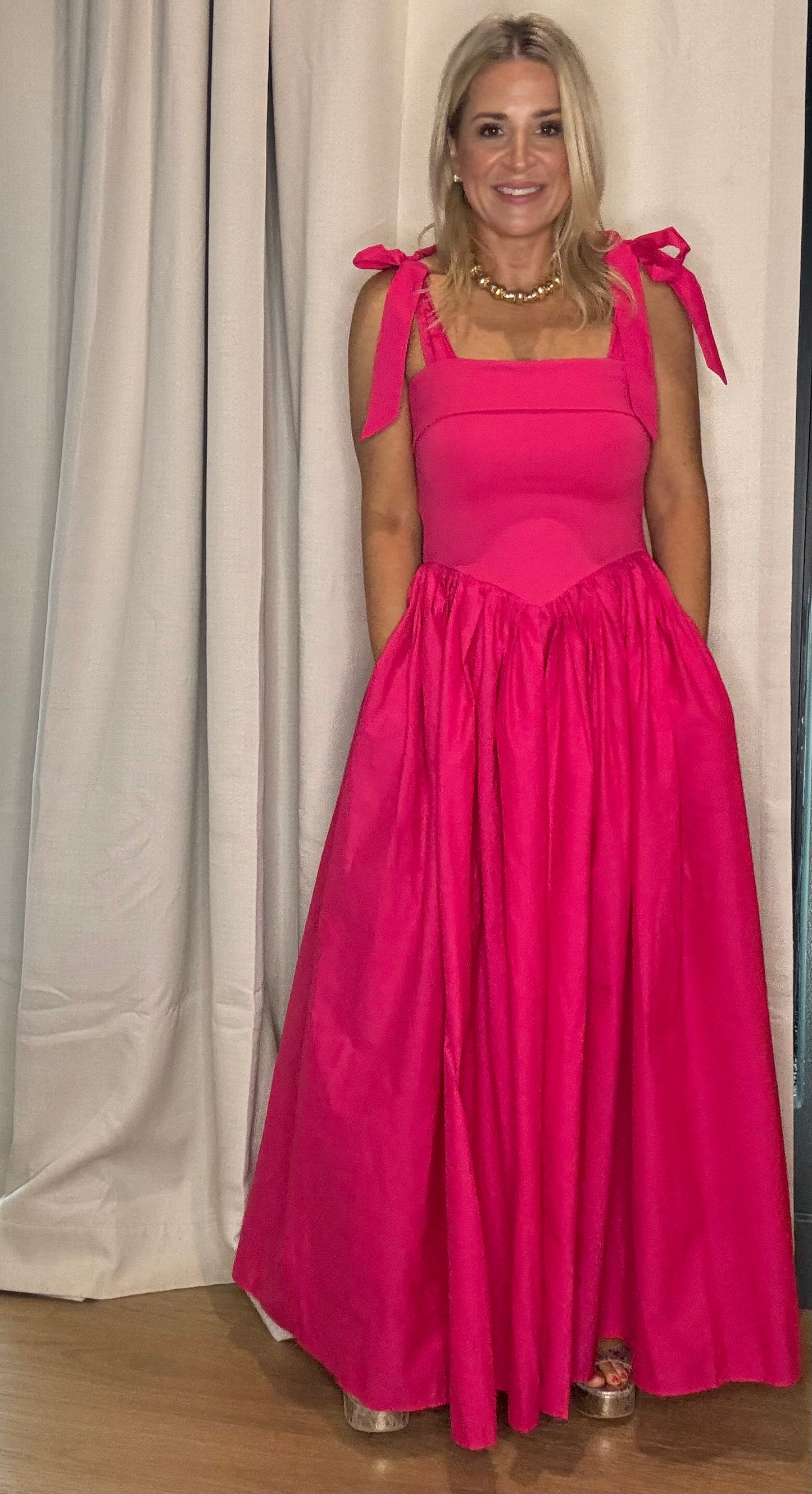 Karina Fuchsia Dress