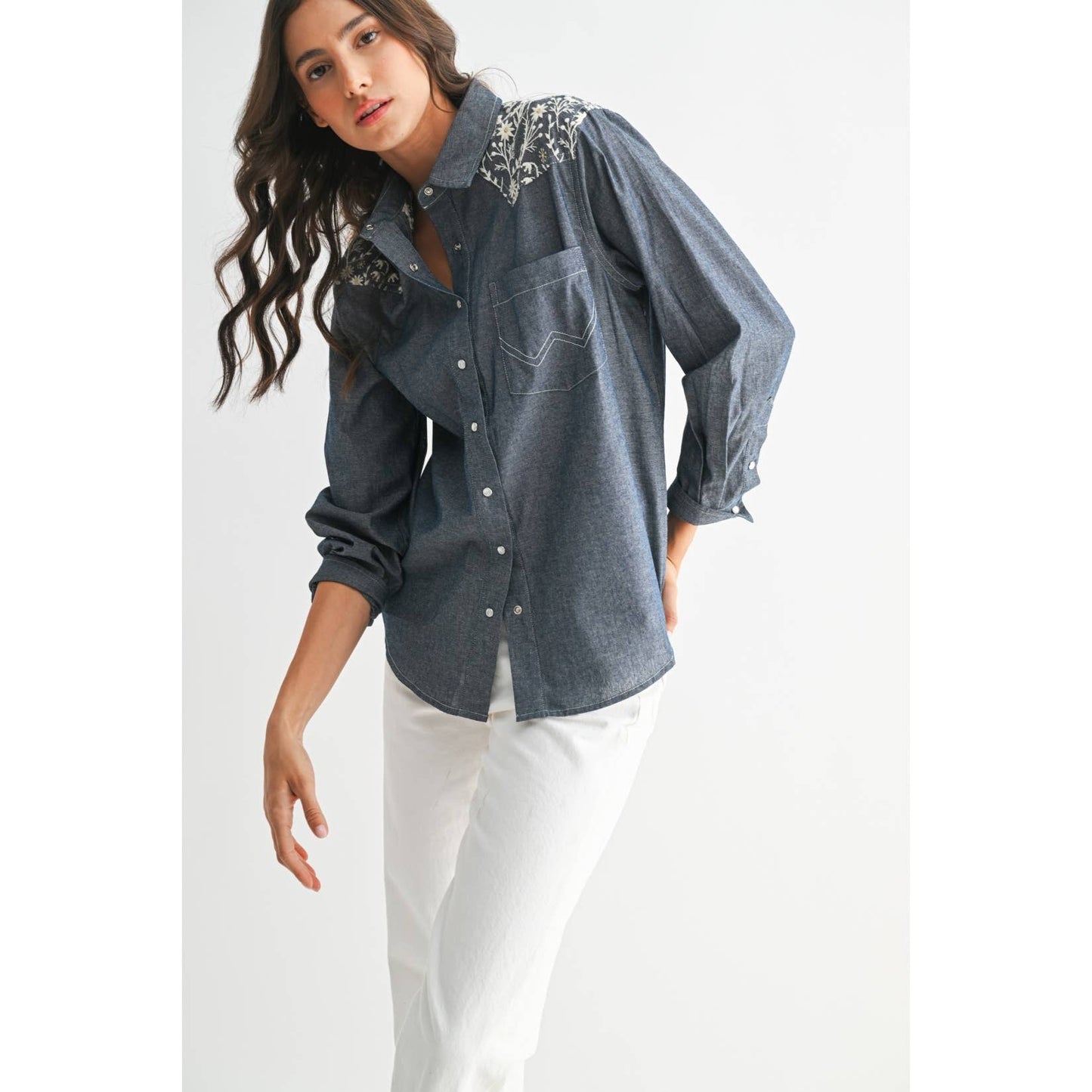 Marta Button Up
