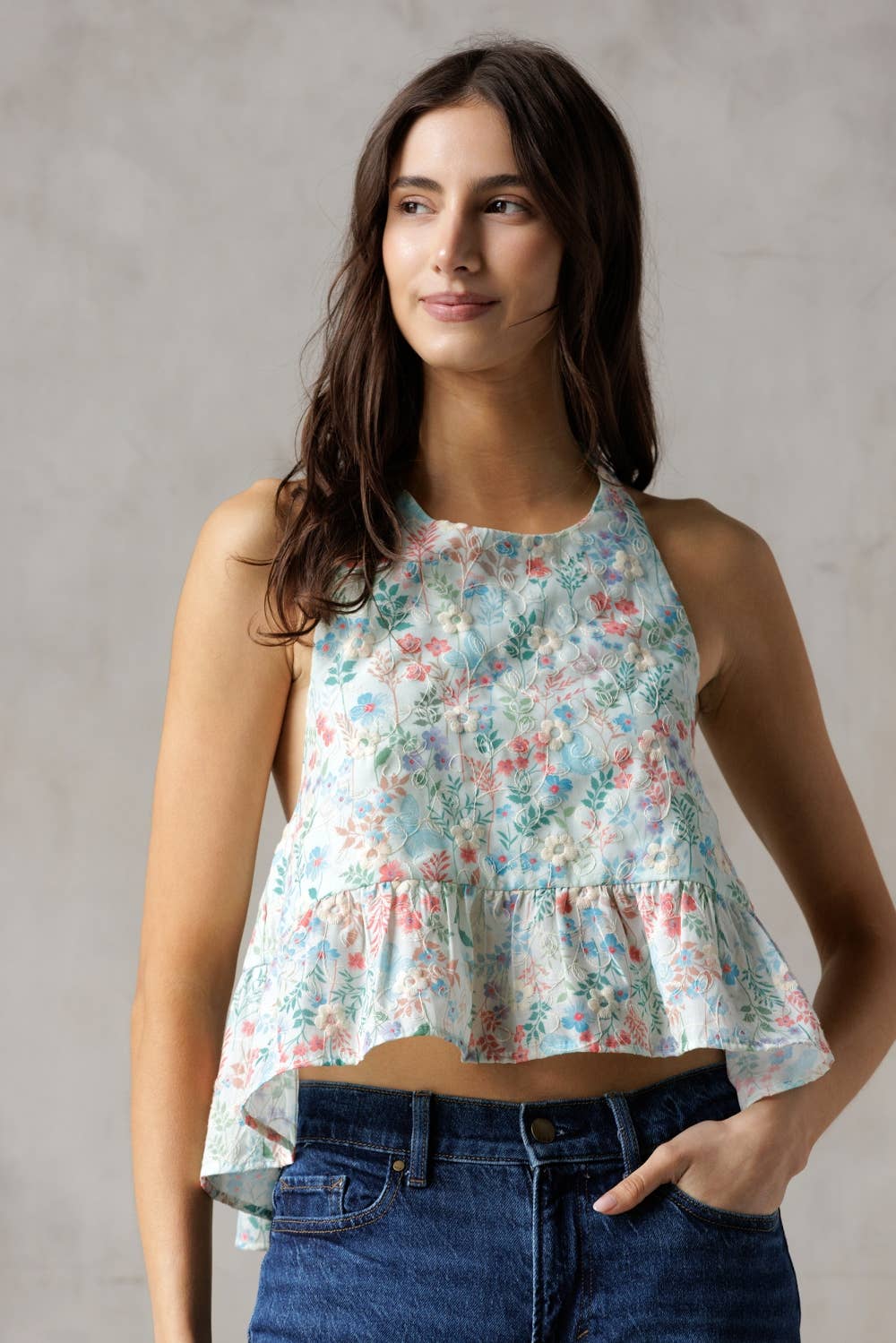 Delicate Halter Top- FINAL SALE