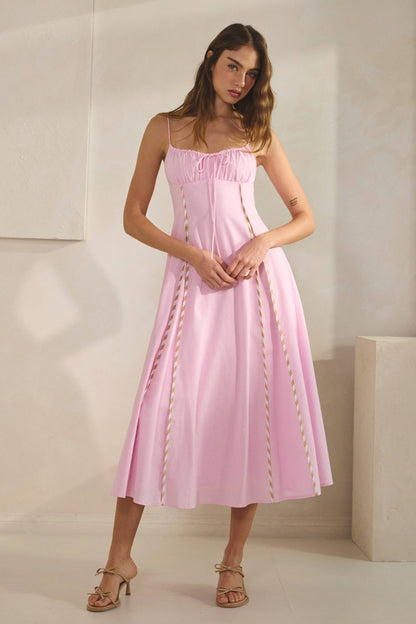 Sonia Striped Midi Dress