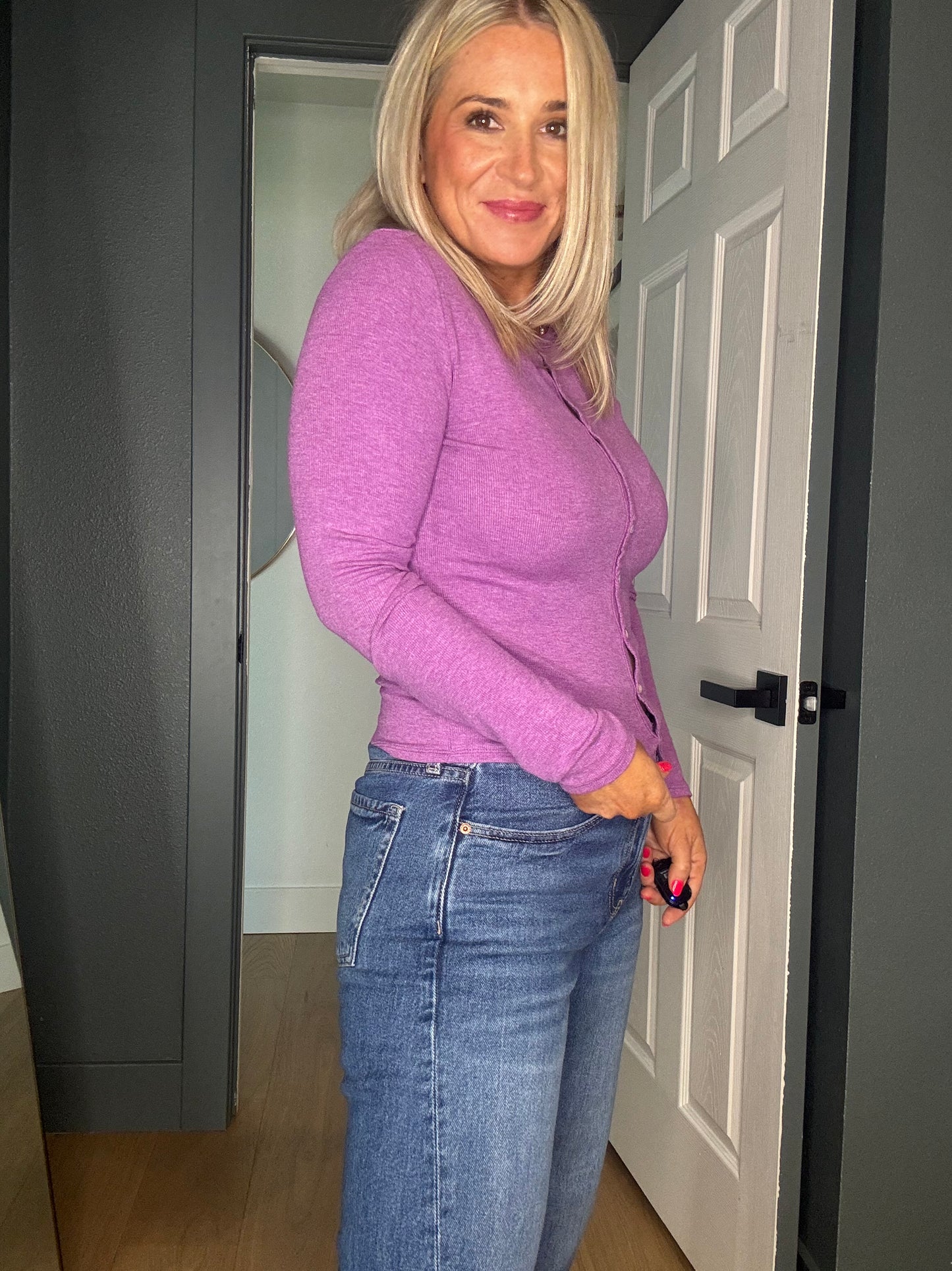 Plum Happy Top