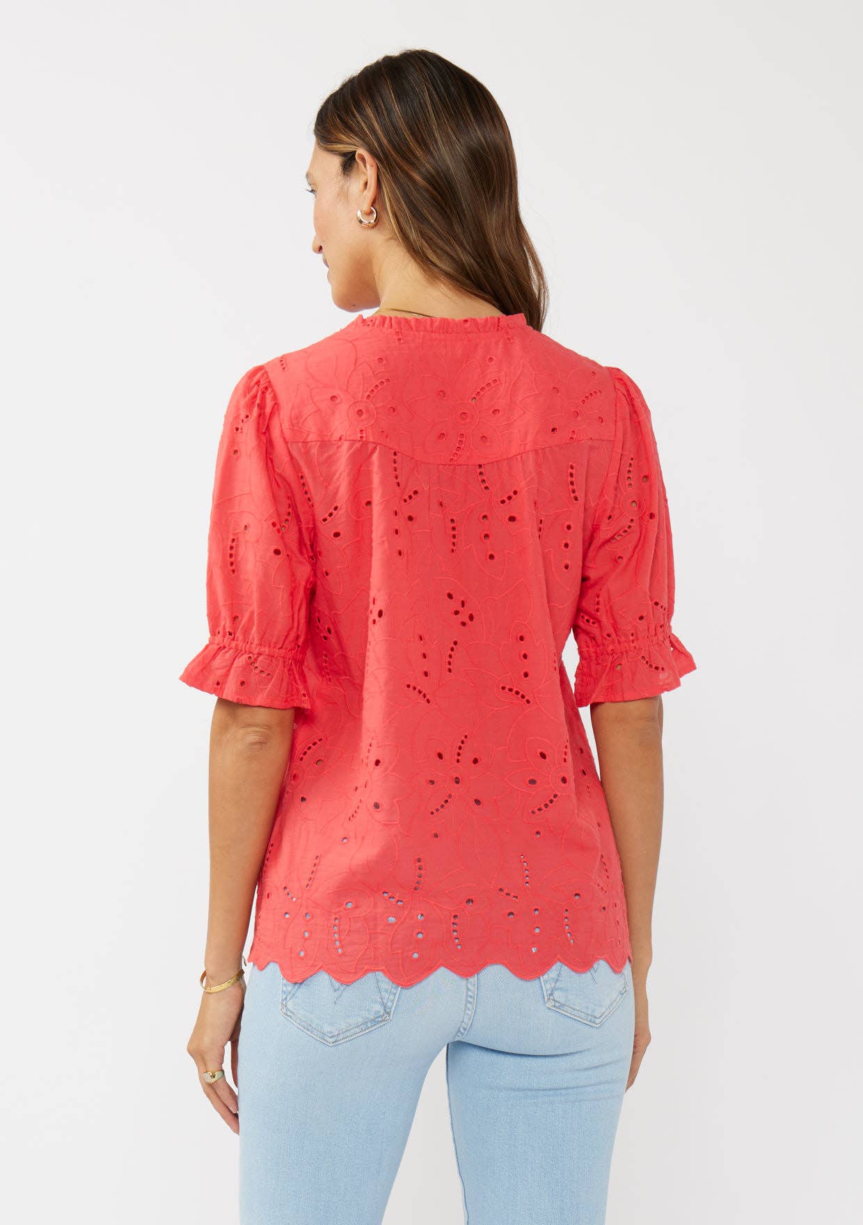 Annie Eyelet Top
