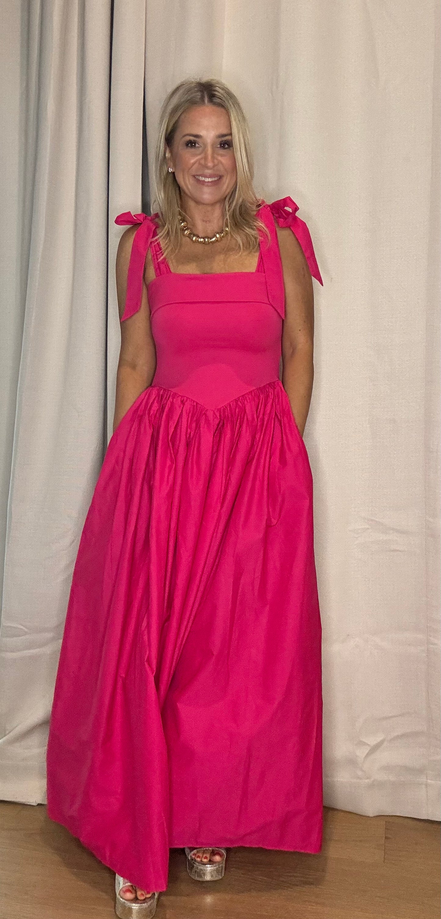 Karina Fuchsia Dress