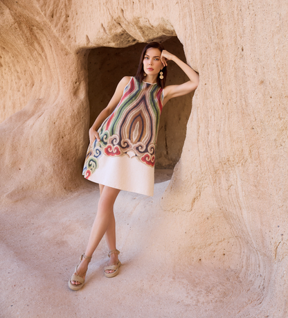 Prism Linen Mini Dress