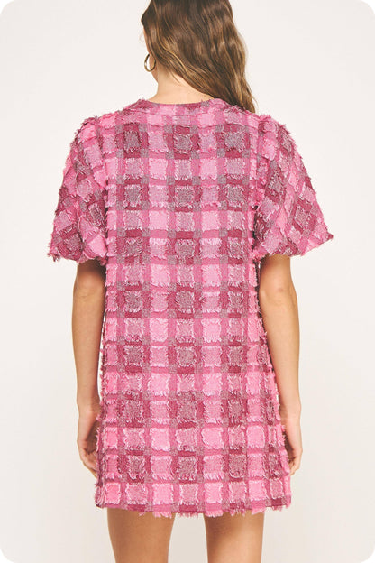 Raspberry Mini Dress