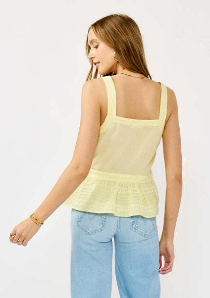 Lemon & Lace Peplum Top