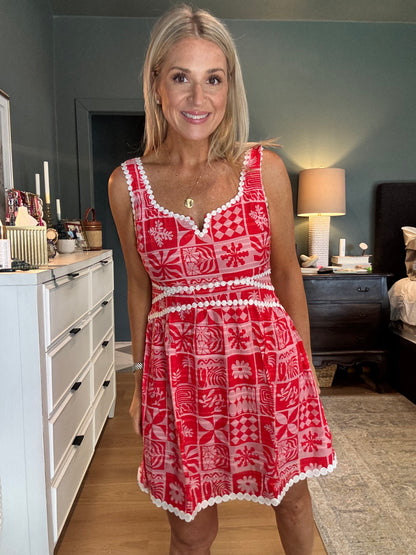 Dotted and Detail Dress-FINAL SALE