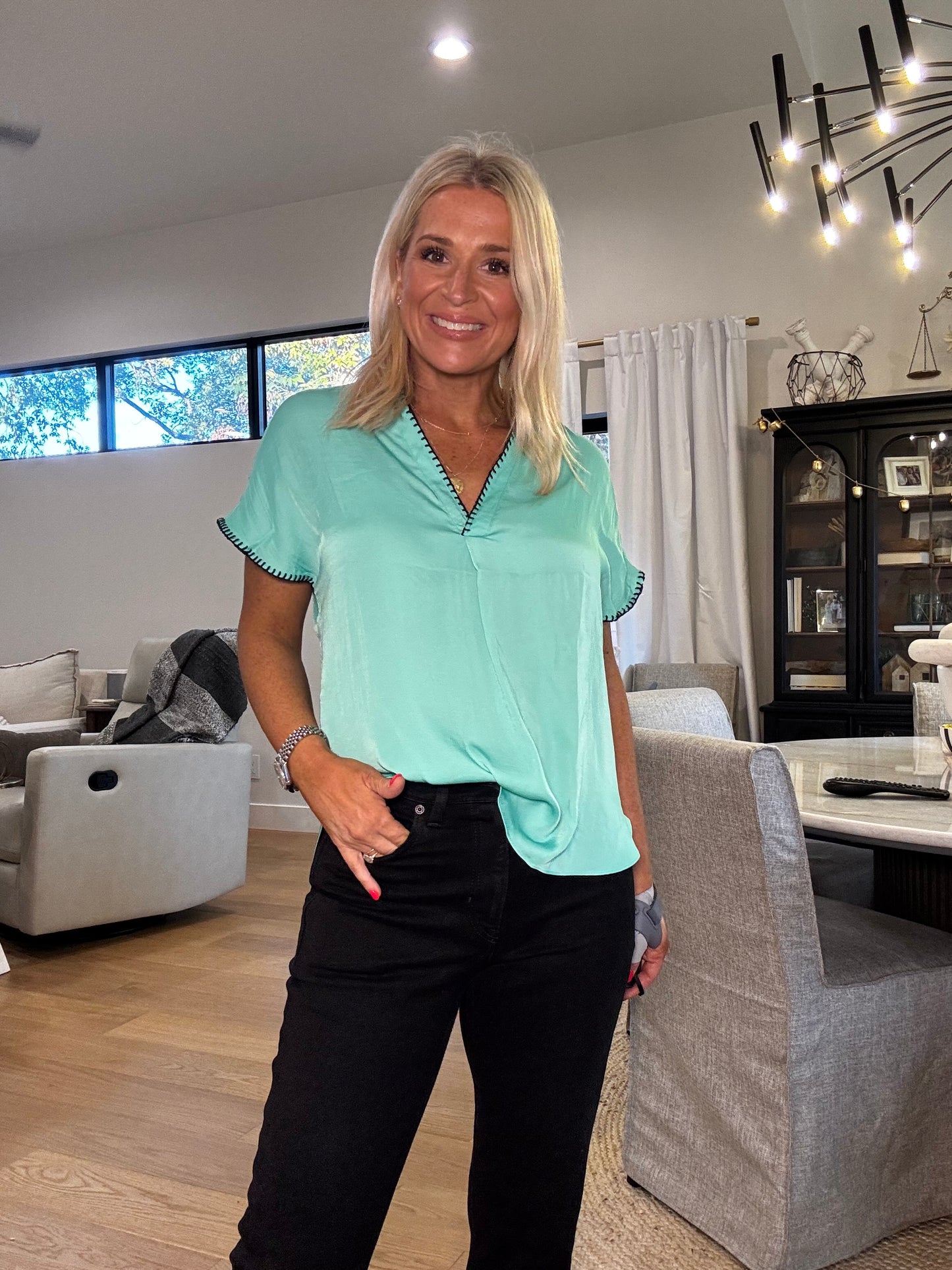 Whipstitch Blouse