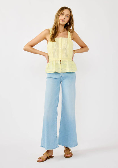Lemon & Lace Peplum Top