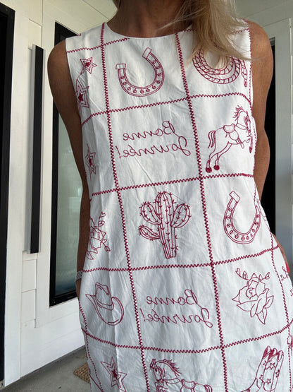 Western Flair Shift Dress
