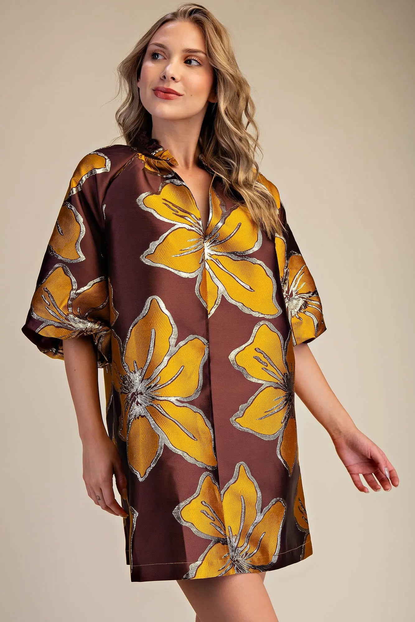 Charlie Jacquard Mini Dress