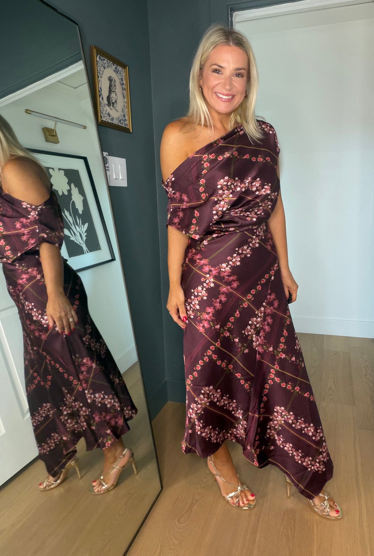 Bold in Burguy Maxi Dress