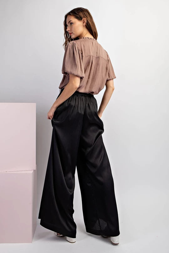 With the Flow Satin Pants