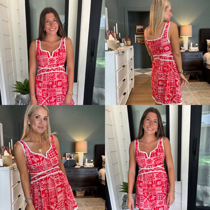 Dotted and Detail Dress-FINAL SALE