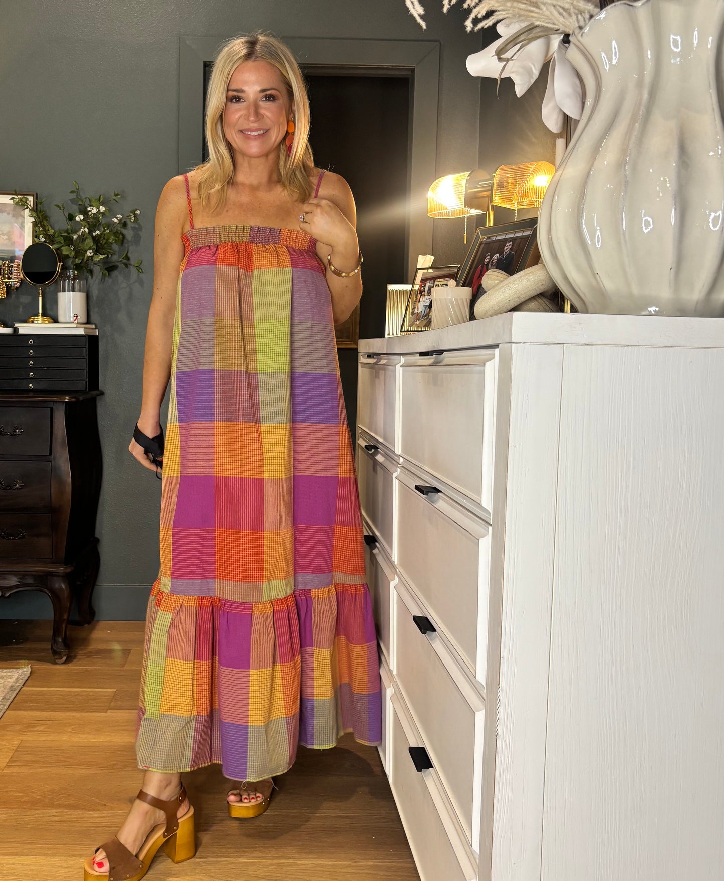 Checkered Maxi