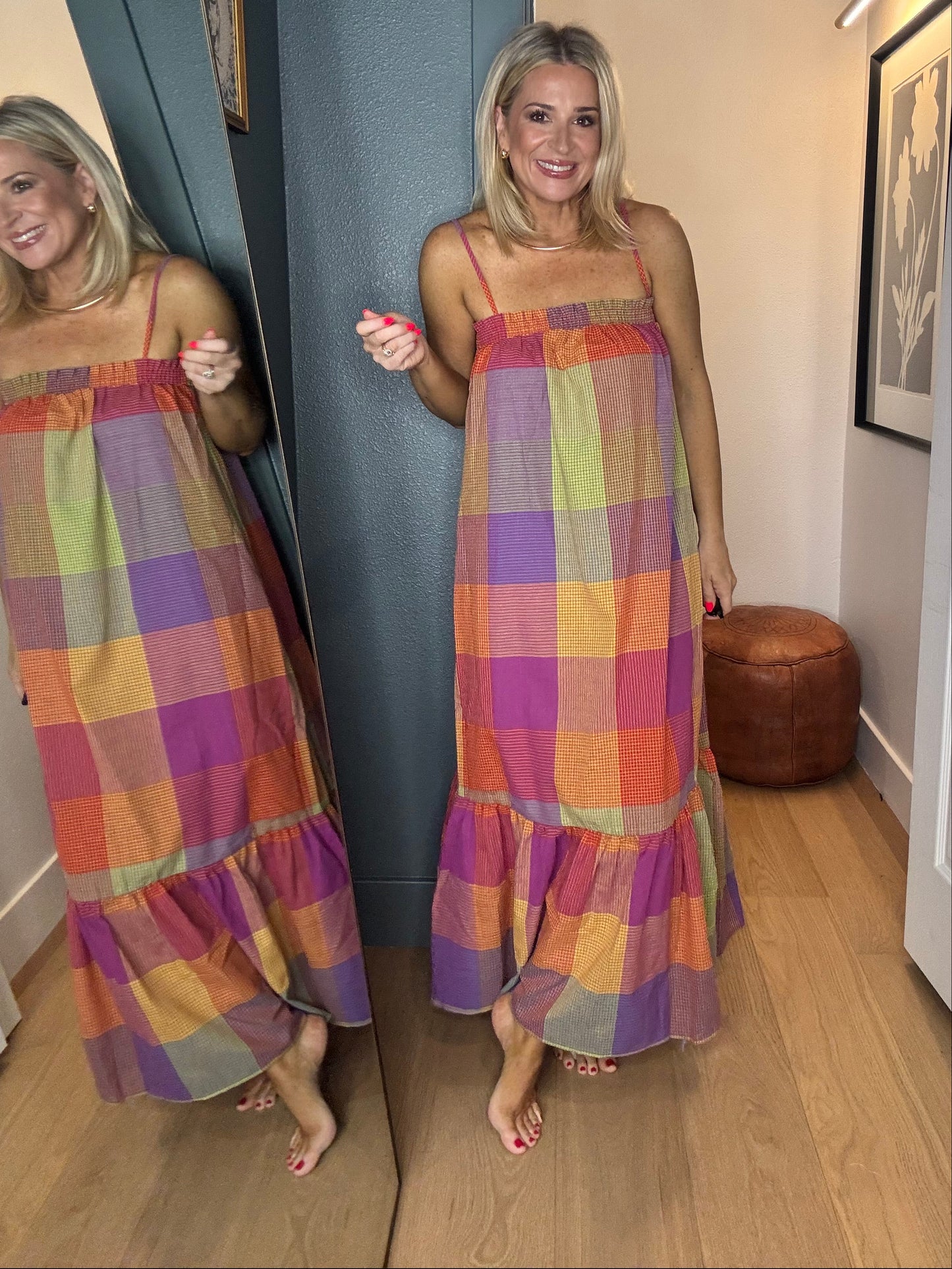 Checkered Maxi