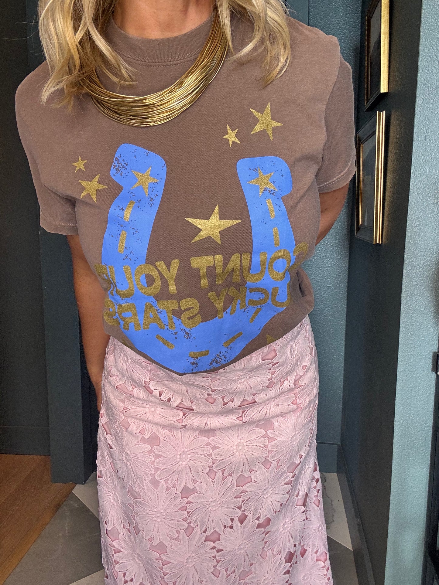 Count Your Lucky Stars Tee- FINAL SALE
