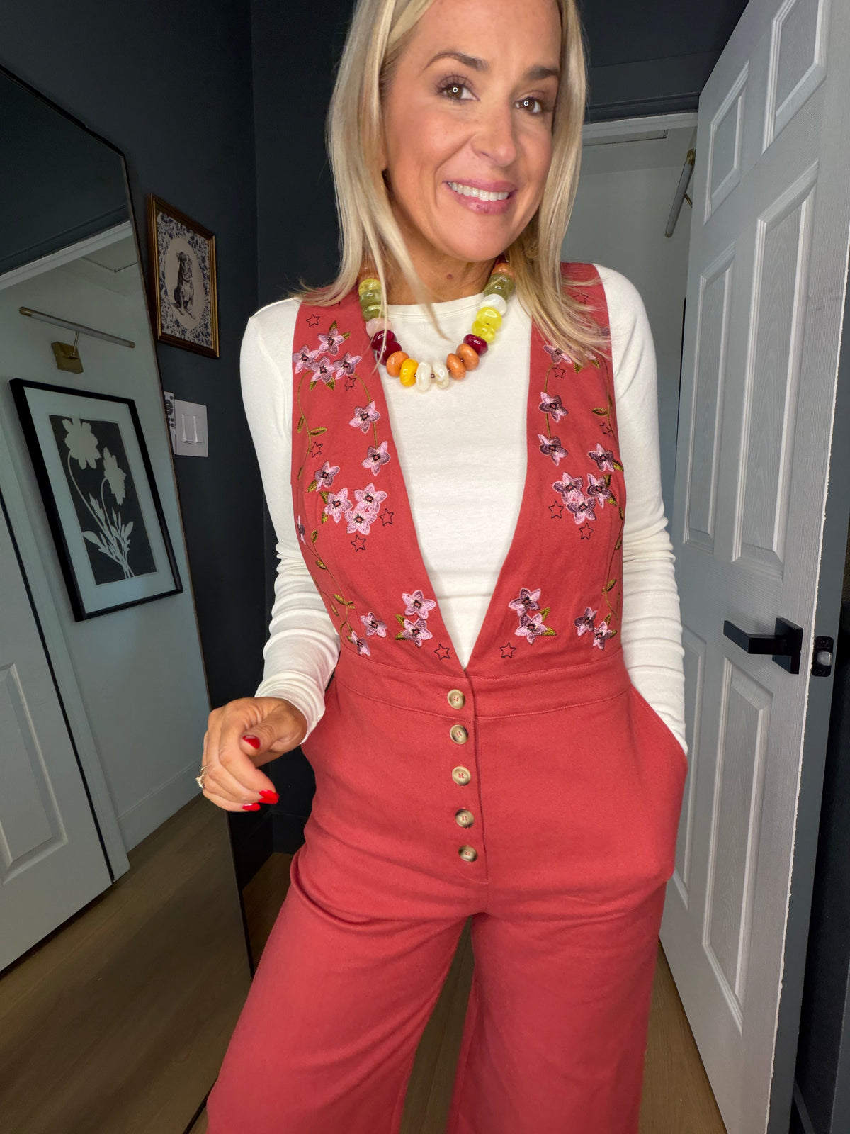 Chunky Artisan Beaded Statement Necklace
