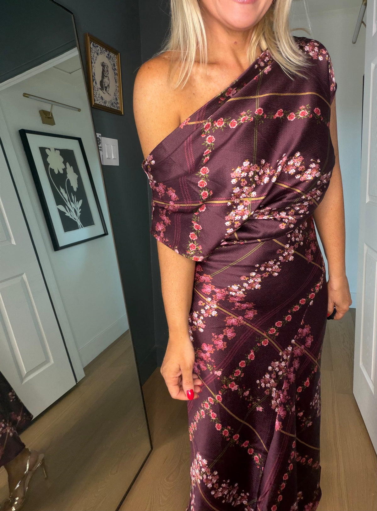 Bold in Burguy Maxi Dress