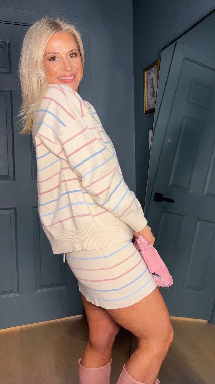 Rainbow Sweater Skort