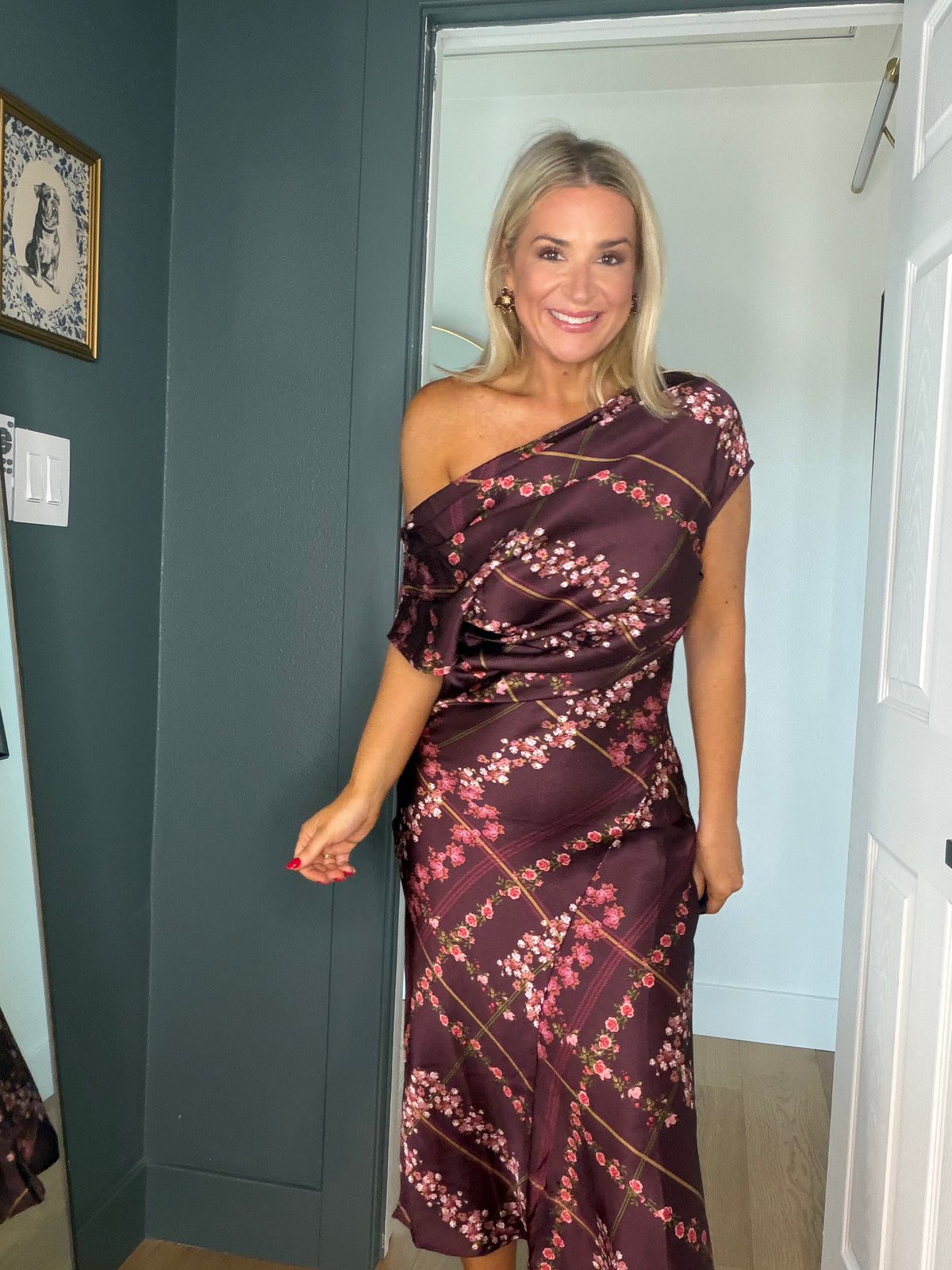 Bold in Burguy Maxi Dress