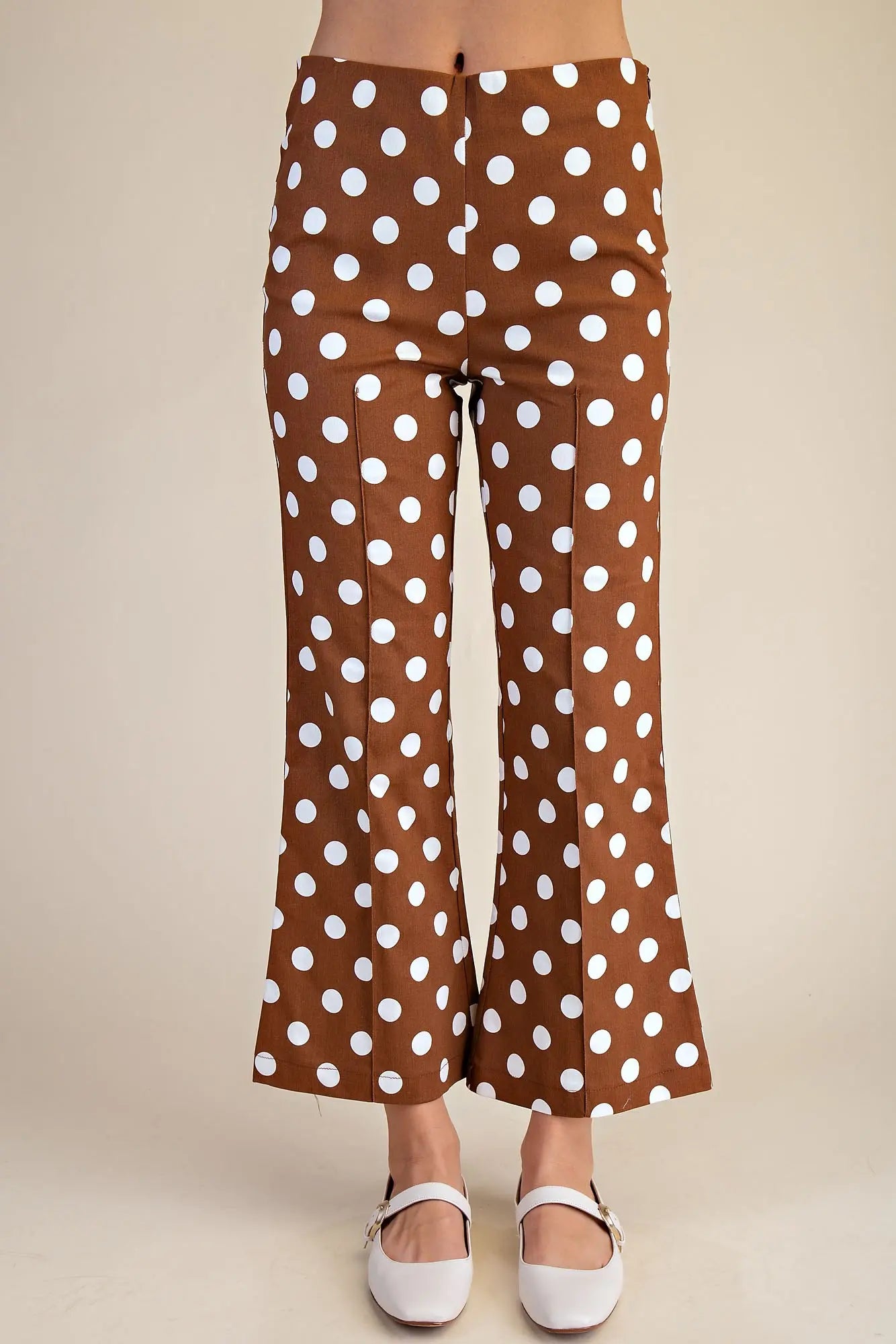 Cropped Polka Dot Pants-FINAL SALE