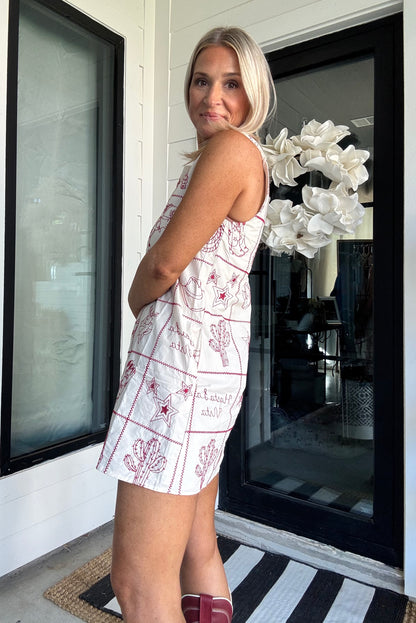 Western Flair Shift Dress