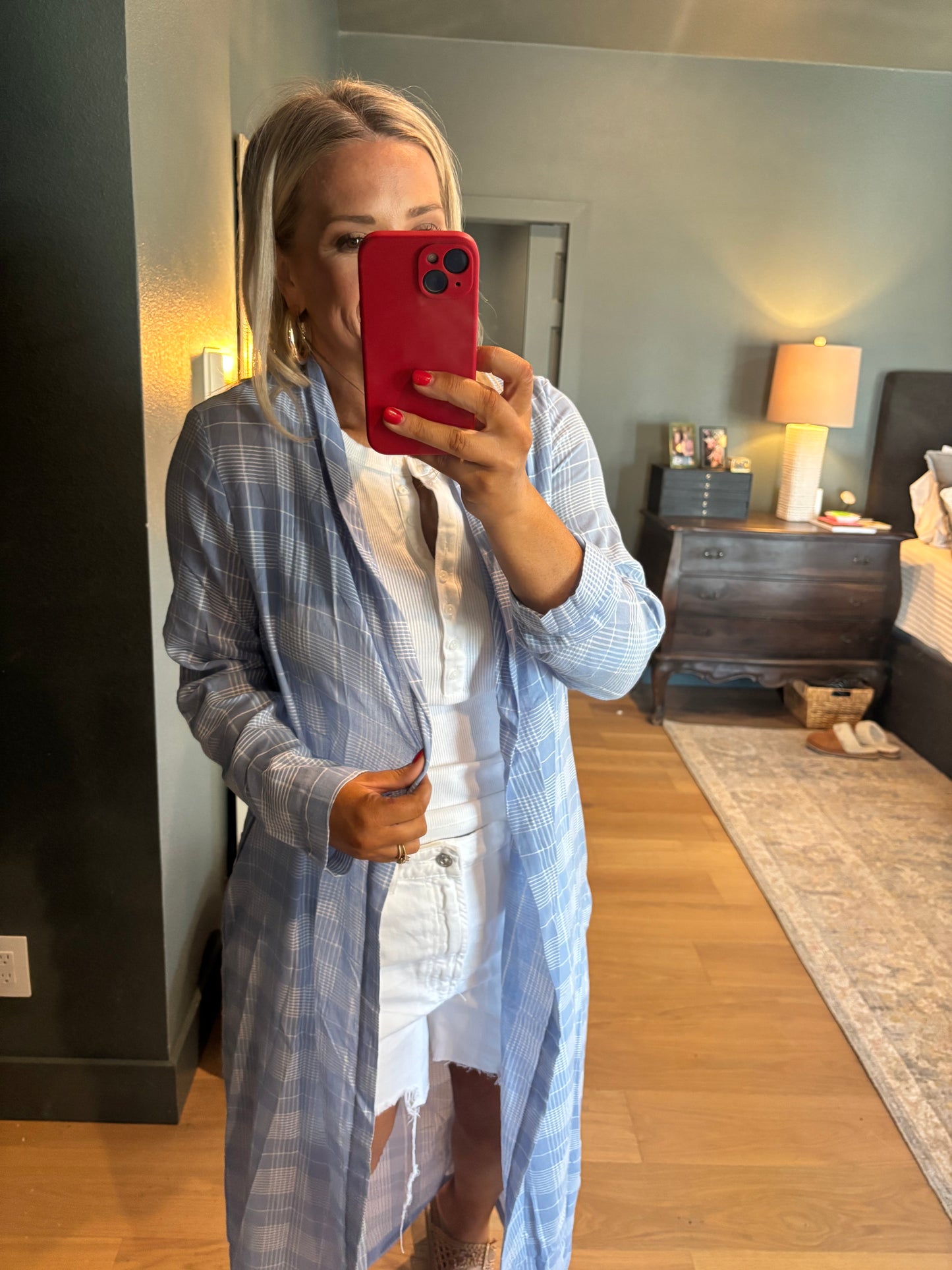 Plaid Kimono- FINAL SALE